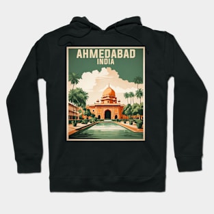 Ahmedabad India Vintage Tourism Travel Hoodie